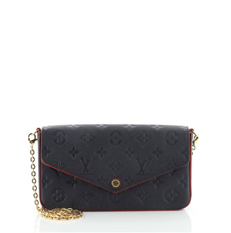 Louis Vuitton Felicie Pochette Monogram Empreinte Leather