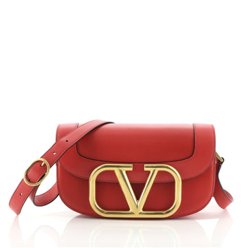 Valentino Supervee Crossbody Bag Leather Medium