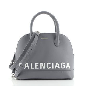 Balenciaga Logo Ville Bag Leather Small