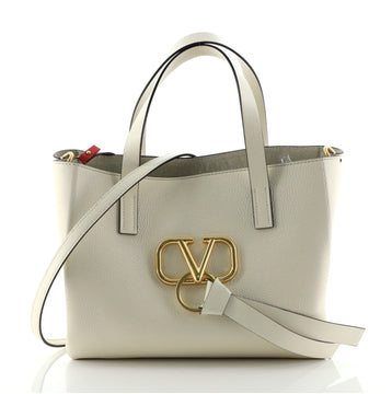 Valentino VRing Convertible Tote Leather Small
