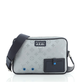 Louis Vuitton Alpha Messenger Bag Limited Edition Monogram Satellite Canvas
