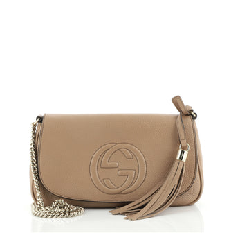 Gucci Soho Chain Crossbody Bag Leather Medium