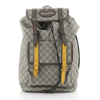 Gucci Courrier Soft Backpack GG Coated Canvas Large