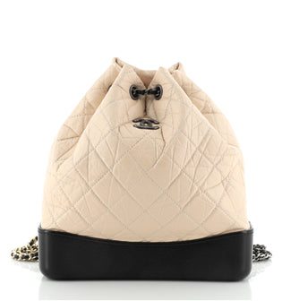 Chanel Gabrielle Backpack Quilted Calfskin Small
