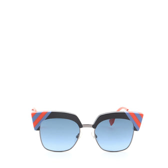 Fendi Iridia Round Sunglasses Metal