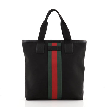 Gucci Web Shopping Tote Techno Canvas Large