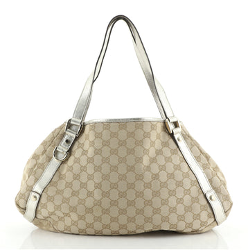 Gucci Abbey Shoulder Bag GG Canvas Medium