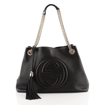 Gucci Soho Chain Strap Shoulder Bag Leather Medium