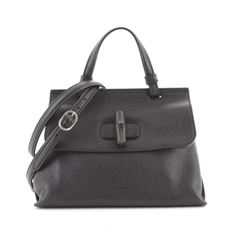 Gucci Bamboo Daily Top Handle Bag Leather Small