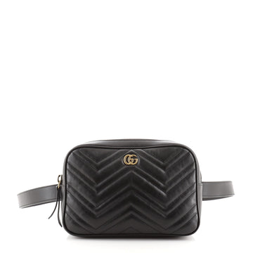 Gucci GG Marmont Square Belt bag Matelasse Leather