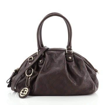 Gucci Sukey Convertible Boston Bag Guccissima Leather