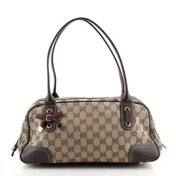 Gucci Princy Boston Bag GG Canvas Small