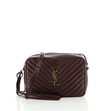 Saint Laurent Lou Camera Bag Matelasse Chevron Leather Small
