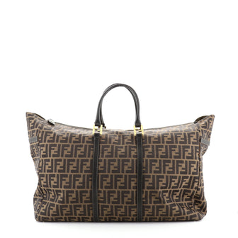 Fendi Vintage Zipped Duffle Zucca Canvas Large