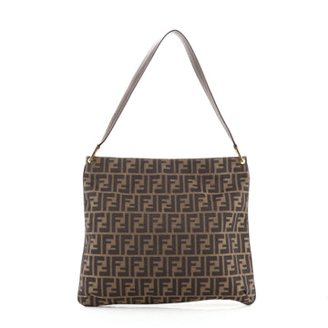 Fendi Vintage Convertible Shopping Tote Zucca Canvas Tall