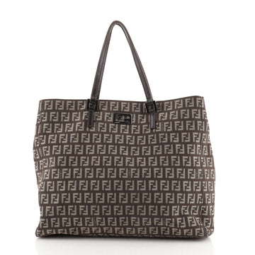 Fendi Vintage Shopping Tote Zucchino Canvas Small