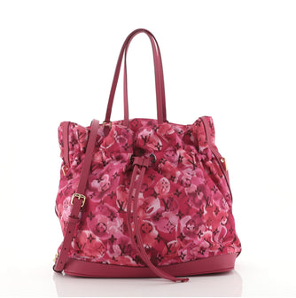 Louis Vuitton Noefull Handbag Ikat Nylon MM