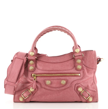 Balenciaga City Giant Studs Bag Leather Medium