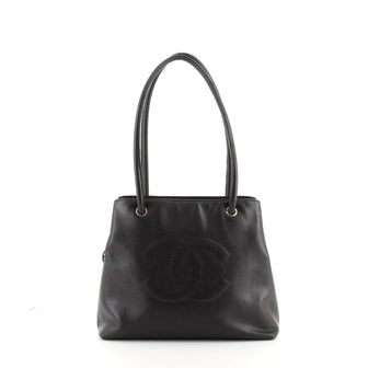 Chanel Vintage Timeless Pocket Chain Shoulder Bag Caviar Medium