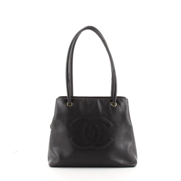 Chanel Vintage Timeless Pocket Chain Shoulder Bag Caviar Medium