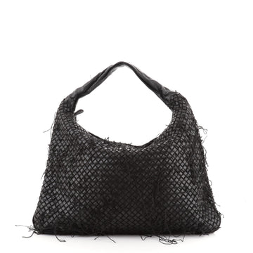 Bottega Veneta Veneta Hobo Fringe Net Intrecciato Nappa Maxi