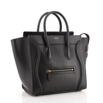 Celine Luggage Bag Smooth Leather Mini