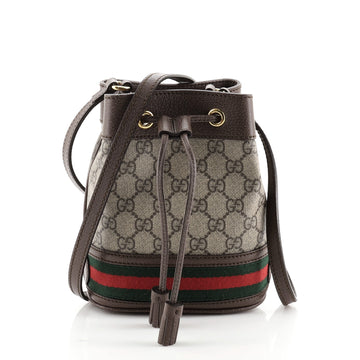 Gucci Ophidia Bucket Bag GG Coated Canvas Mini