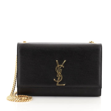 Saint Laurent Classic Monogram Crossbody Bag Grainy Leather Medium