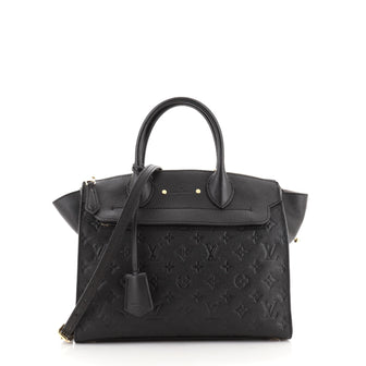 Louis Vuitton Pont Neuf Handbag Monogram Empreinte Leather MM