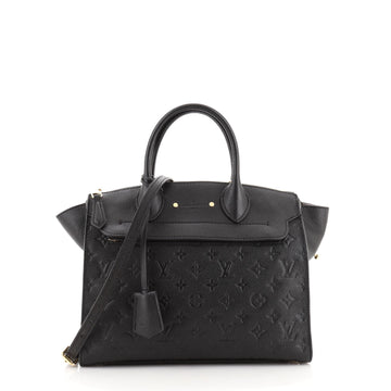 Louis Vuitton Pont Neuf Handbag Monogram Empreinte Leather MM