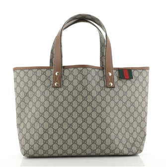 Gucci Web Loop Tote GG Coated Canvas Medium