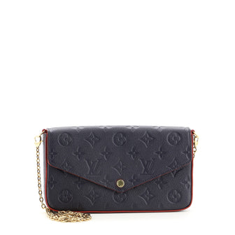 Louis Vuitton Felicie Pochette Monogram Empreinte Leather