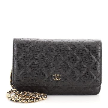Chanel Wallet on Chain Quilted Caviar