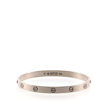 Cartier Love Bracelet 18K White Gold