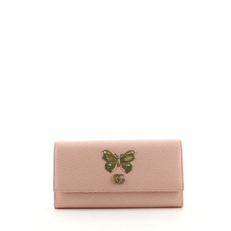 Gucci GG Marmont Continental Wallet Embellished Leather