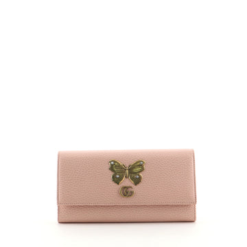 Gucci GG Marmont Continental Wallet Embellished Leather