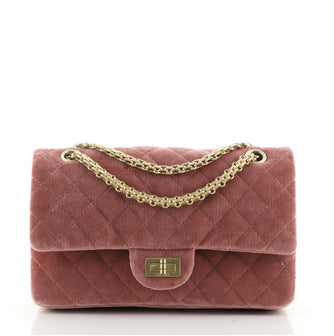 Chanel Reissue 2.55 Flap Bag Quilted Velvet 225