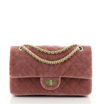 Chanel Reissue 2.55 Flap Bag Quilted Velvet 225