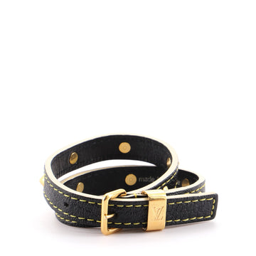 Louis Vuitton Suhali Double Tour Bracelet Leather