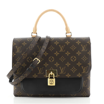 Louis Vuitton Marignan Handbag Monogram Canvas with Leather