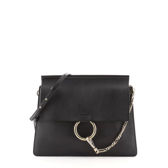 Chloe Faye Shoulder Bag Leather Medium