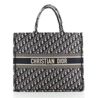 Christian Dior Book Tote Oblique Canvas