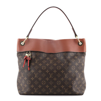 Louis Vuitton Tuileries Hobo Monogram Canvas with Leather