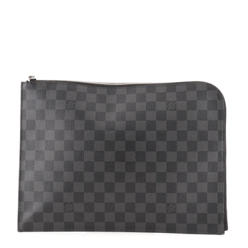 Louis Vuitton Zip Around Pochette Jour Damier Graphite GM