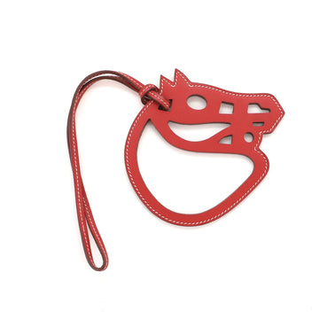 Hermes Paddock Cheval Horse Bag Charm Leather