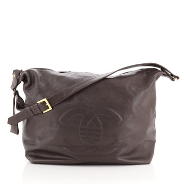 Chanel Vintage Timeless Hobo Caviar XL