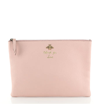 Gucci Animalier Pouch Leather