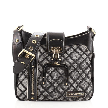 Louis Vuitton Musette Handbag Quilted Denim