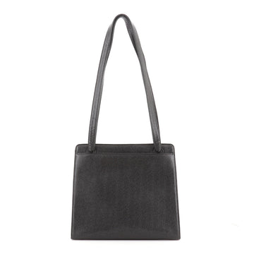 Chanel Vintage Logo Tote Caviar Medium