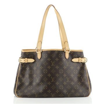 Louis Vuitton Batignolles Handbag Monogram Canvas Horizontal